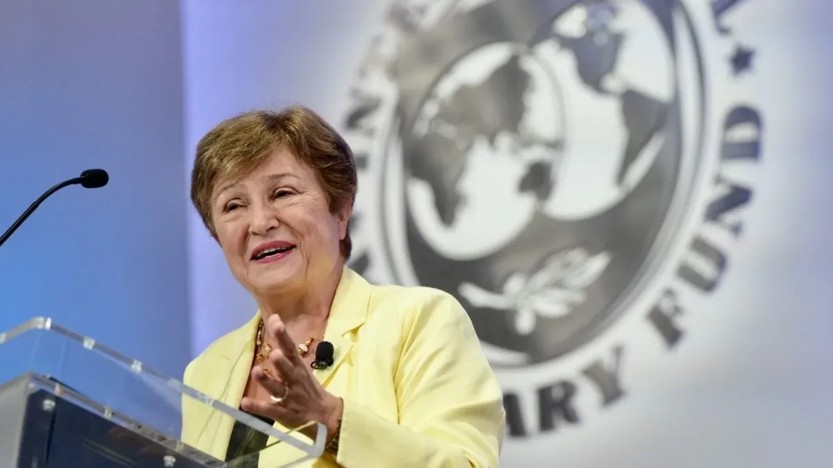Kristalina Georgieva en reunión formal con funcionarios argentinos en Buenos Aires